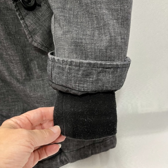 EUC Women's Aritzia Community Paradigm Down Parka Gray Hooded Coat, Size M - Picture 4 of 14